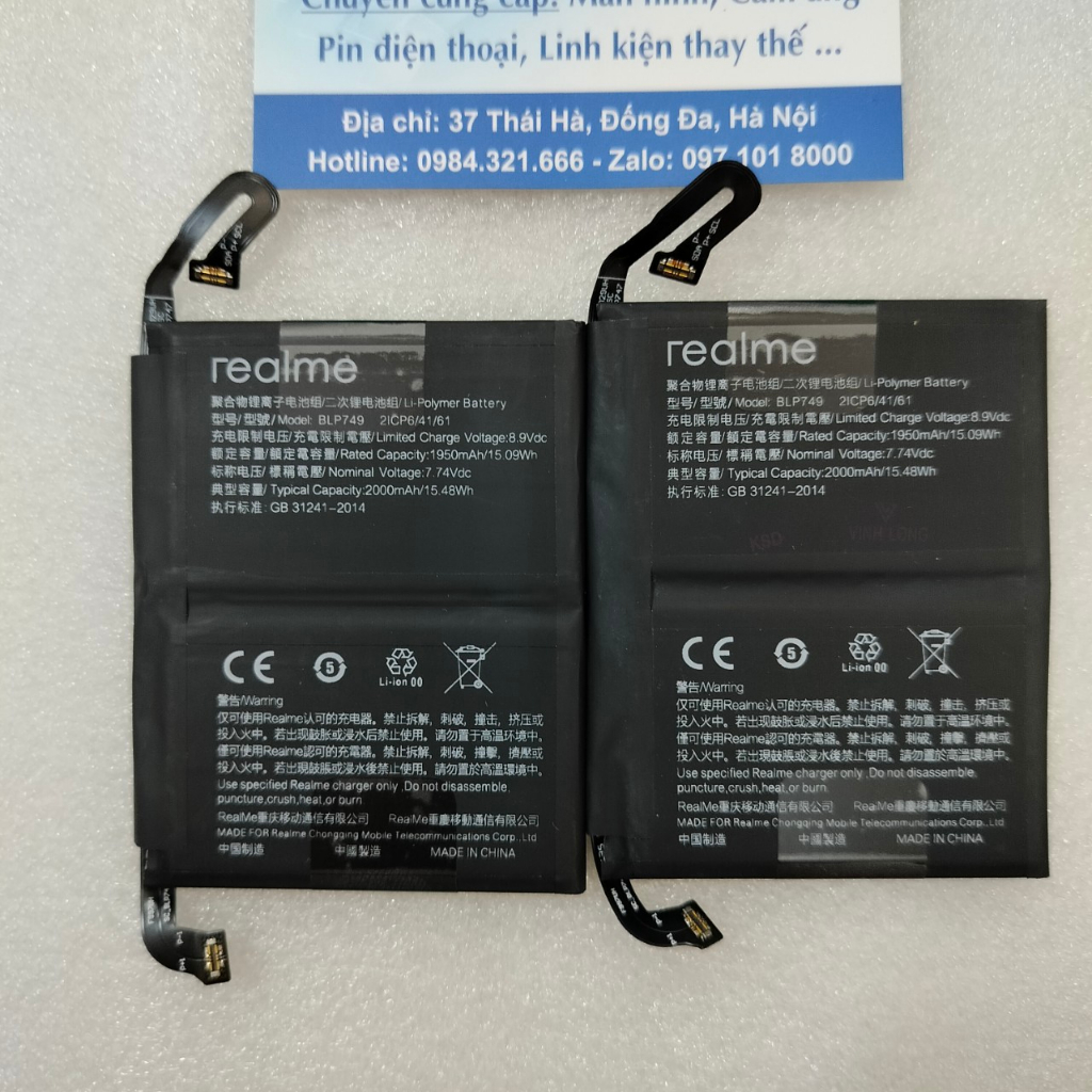 Pin Realme X2 Pro Blp749