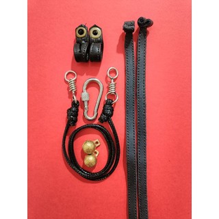 Bộ dây da chân ưng ấn - phụ kiện chim săn - phụ kiện đại bàng
