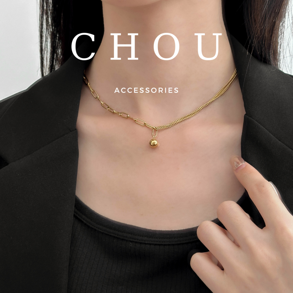 Dây Chuyền Titan, Vòng Cổ Titan Xích Chuông Bi | CHOU ACCESSORIES |