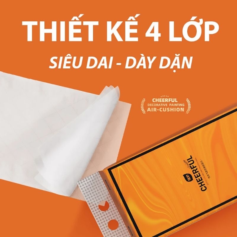 Thùng giấy treo tường siêu tiện lơin cheerful nội địaTrung cao cấp