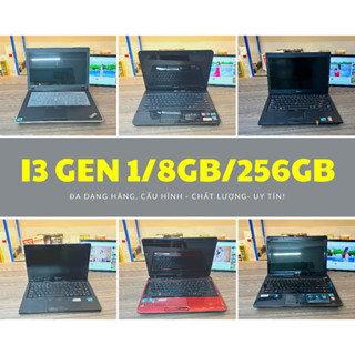 Máy tính Laptop cũ giá rẻ, cấu hình: I3/8GB/256GB SSD, học online, giải trí, chiến game OK, Đa dạng Model,BH 12 tháng