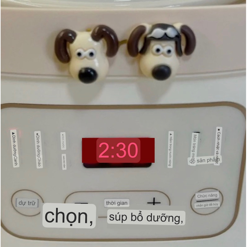 NỒI CHÁO CHẬM BEAR 1,6L