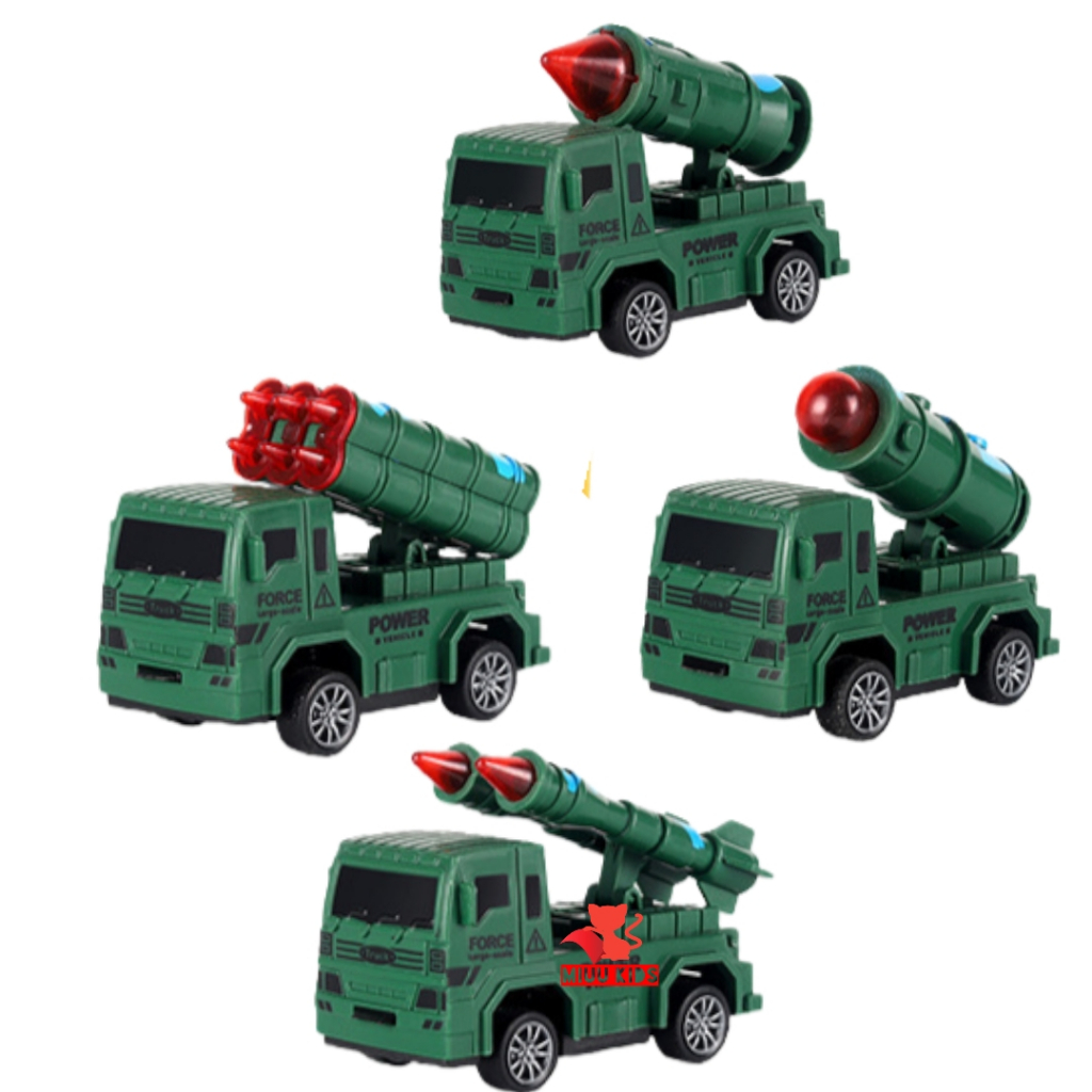 Xe  Ô Tô Đồ Chơi Mini Quân Đội Chạy Đà  Cho Bé