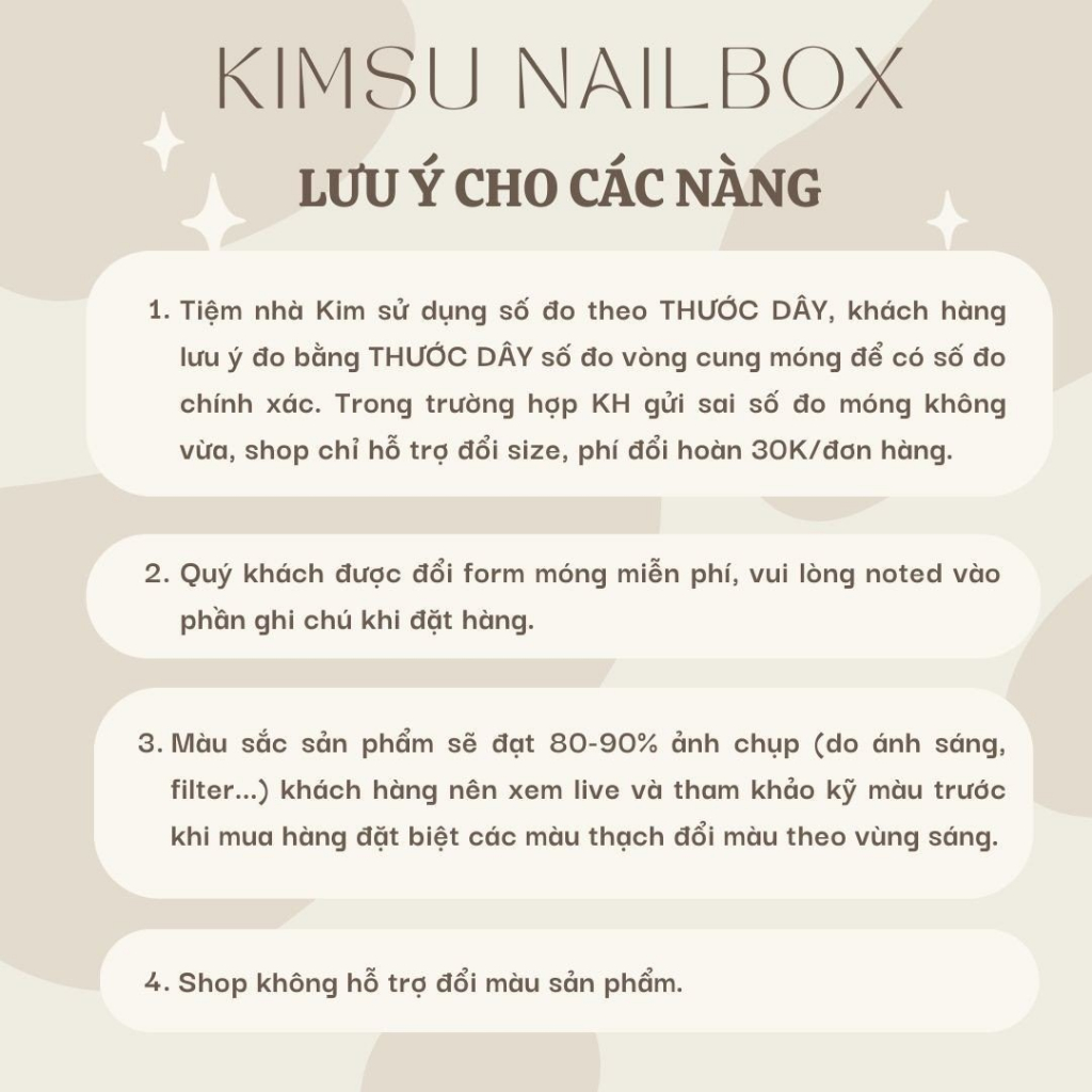 Nailbox Nâu loang vân đá vẽ tráng gương