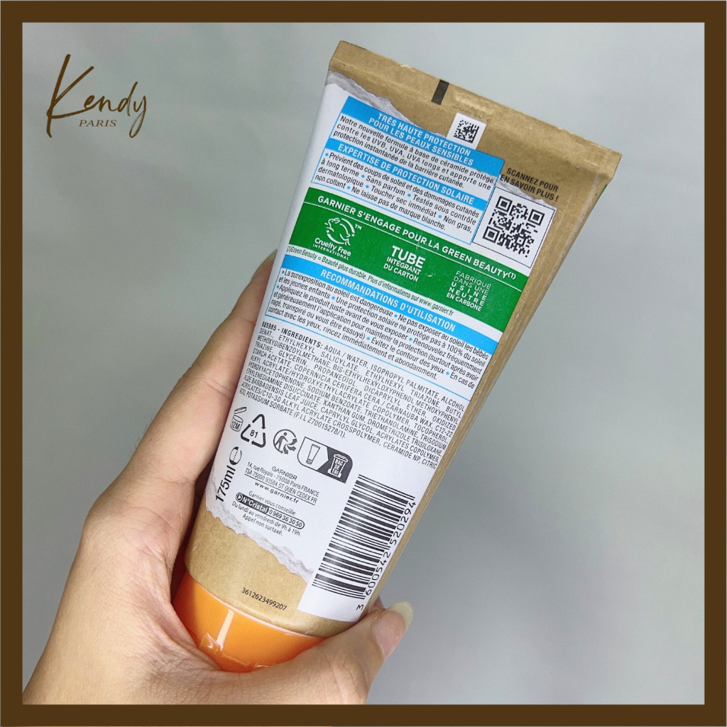 Kem chống nắng Garnier Ambre Solaire Sensitive Expert SPF 50+