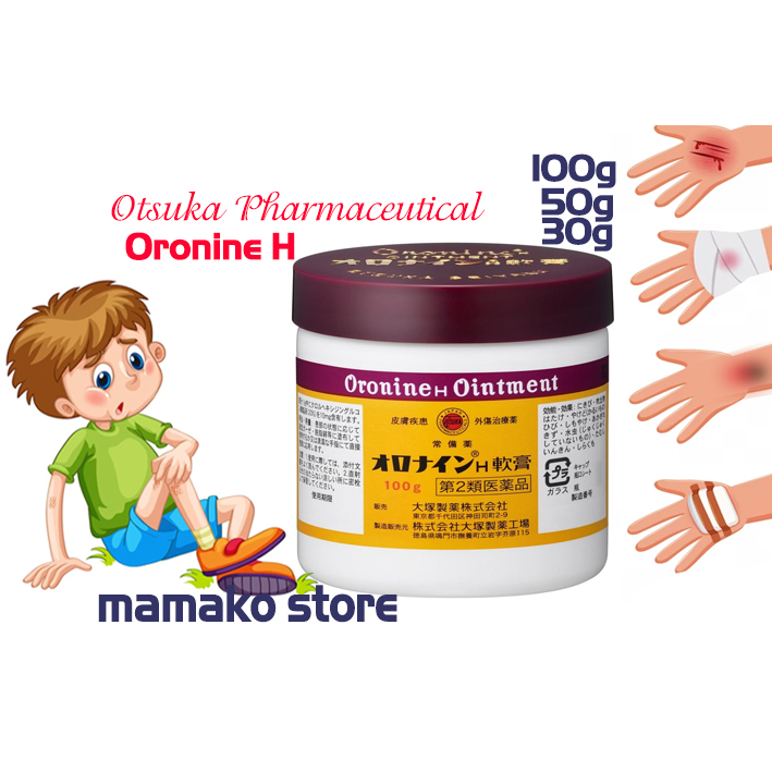 Kem bôi lành vết đau , vết bỏng Oronine H/3 phân loại 100g/50g/30g date 2028