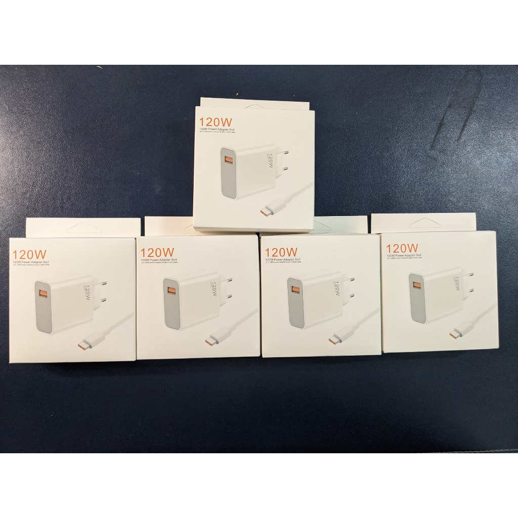 Bộ Sạc nhanh 120W, Củ sạc + Cáp sạc nhanh 6A USB to Type C