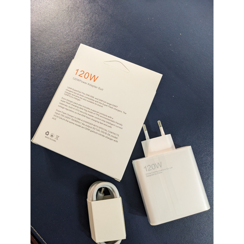 Bộ Sạc nhanh 120W, Củ sạc + Cáp sạc nhanh 6A USB to Type C