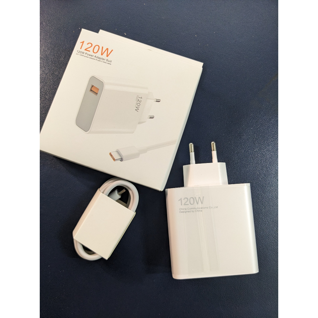 Bộ Sạc nhanh 120W, Củ sạc + Cáp sạc nhanh 6A USB to Type C