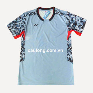 Áo cầu lông nam nữ cổ tròn yonex 6578 xám