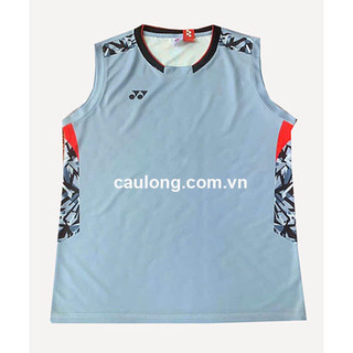 Áo cầu lông nam sát nách yonex 6558 xám