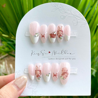 Nailbox thỏ hồng tiểu thư