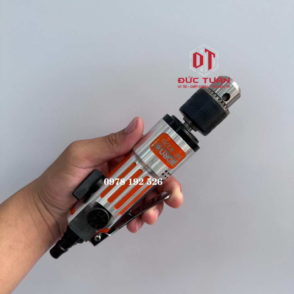 Máy Khoan Hơi Cầm Tay BONR 8320 Đầu Kẹp 10mm - Có Đảo Chiều