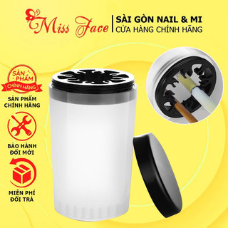 Cốc cắm cọ - Cốc cắm rửa cọ bằng nhựa cứng giá rẻ - Dụng cụ cắm rửa cọ chuyên dụng . Dụng cụ làm nail giá rẻ