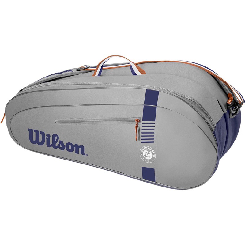 TÚI TENNIS WILSON ROLAND GARROS TEAM 6PK GREY/ BLUE (WR8019101001)