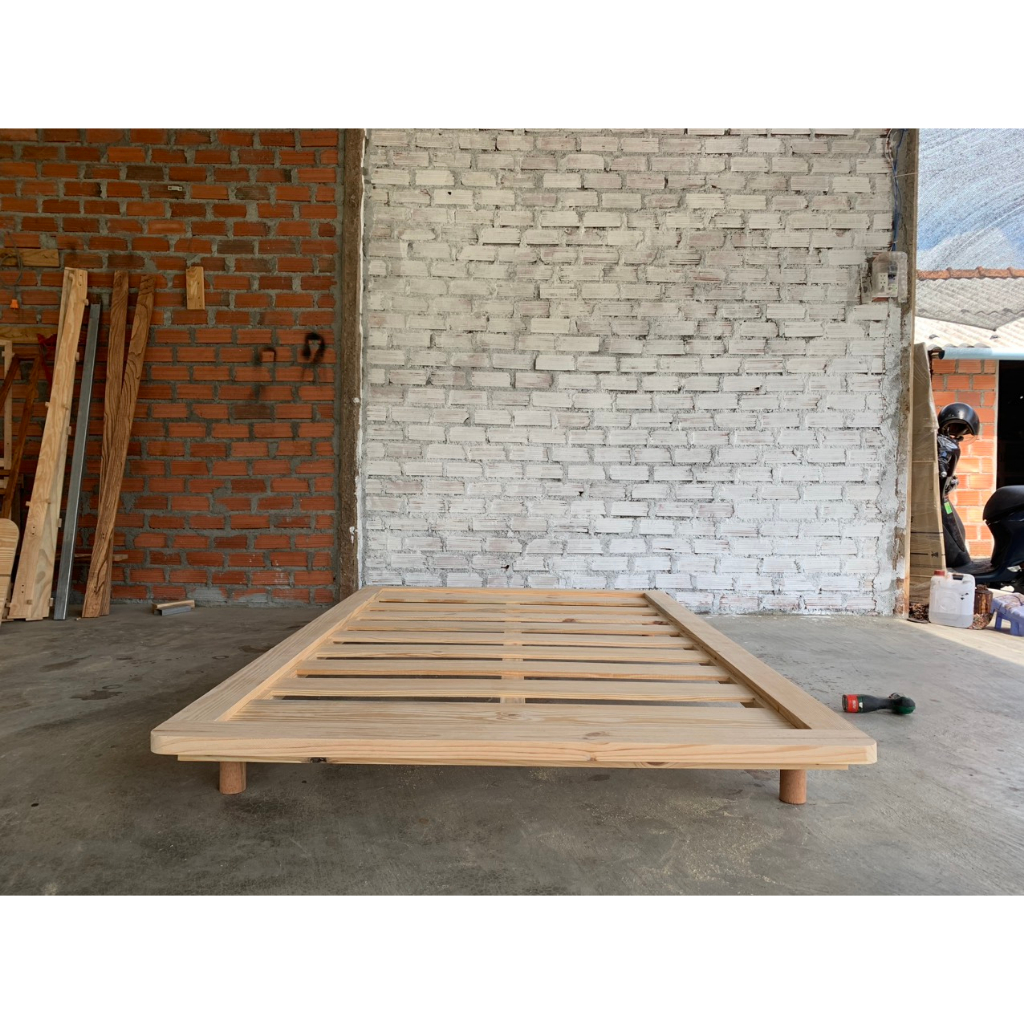 Giường đơn BW-02 phong cách Nhật/Hàn.