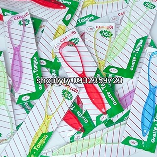 1 Cây Cạo Lưỡi Bằng Nhựa Làm Sạch Răng Miệng
