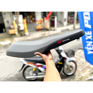 Yên wave a110 da xám đen