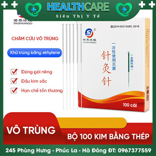 Kim châm cứu Thế Giới Hoàn Cầu - kim châm cứu vô trùng dạng vỉ các cỡ
