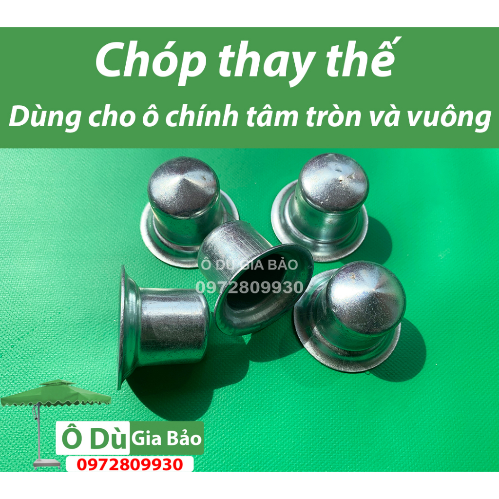 Phị Kiện Ô Dù - Chóp thay thế ô chính tâm tròn và chính tâm vuông