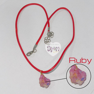 [Dion’handmade] Dây chuyền Hồng Ngọc Ruby thô tự nhiên