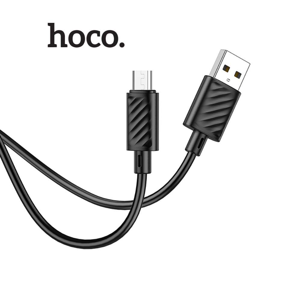 Cáp sạc nhanh Hoco X88 Micro 2.4A dây TPE dẻo siêu bền chống gãy gập dài 100cm
