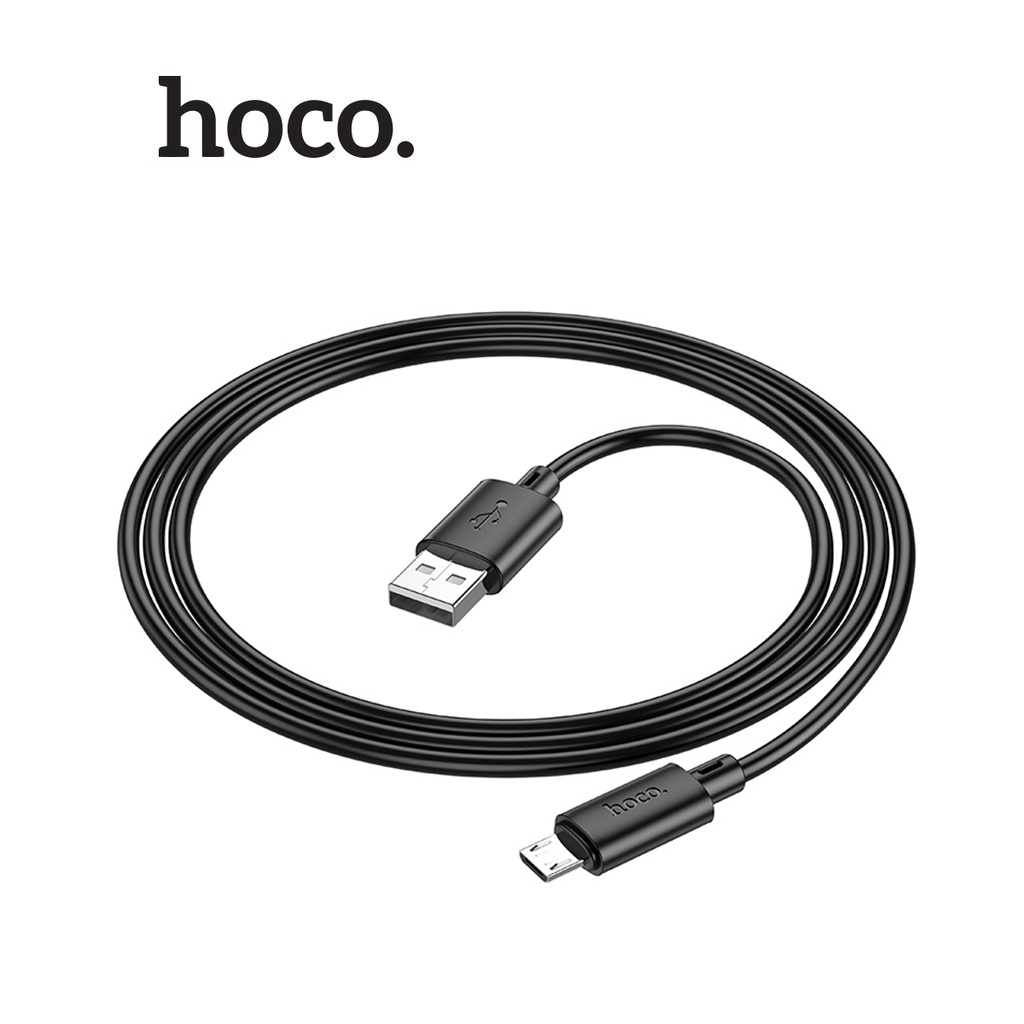 Cáp sạc nhanh Hoco X88 Micro 2.4A dây TPE dẻo siêu bền chống gãy gập dài 100cm
