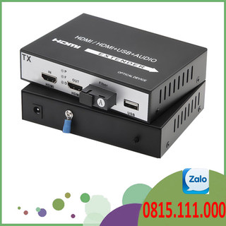 Bộ chuyển đổi hdmi sang cáp quang có usb 1080p