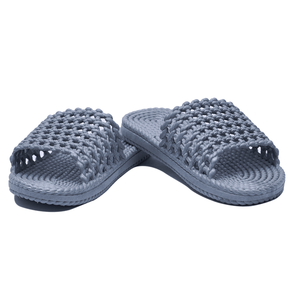 [D666] Dép cao su Hoa San cao cấp quai đan - Dép cao su chống trơn trượt