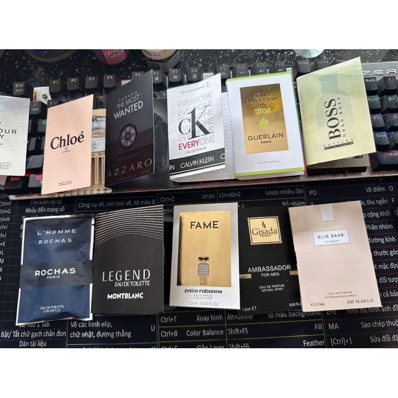 Nứơc hoa ống mini set 3 ống