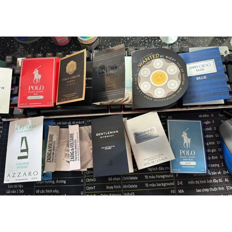 Nứơc hoa ống mini set 3 ống