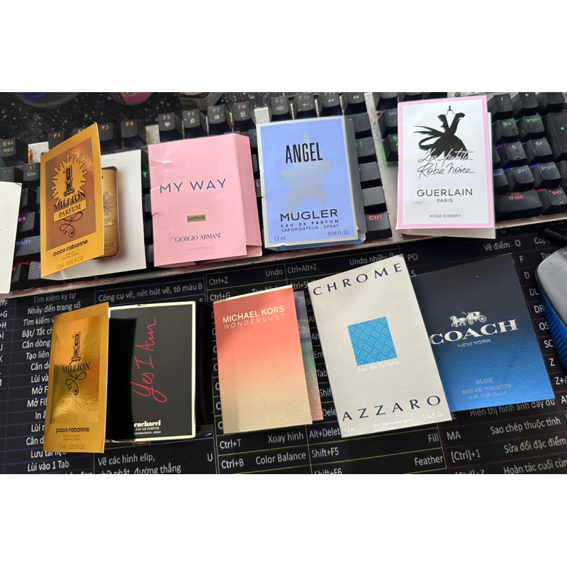 Nứơc hoa ống mini set 3 ống