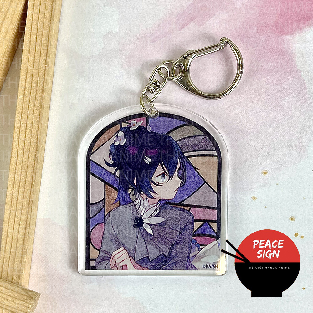 Móc khóa Bungou Stray Dogs anime Bungo Văn Hào Lưu Lạc mica trong acrylic chibi xinh xắn