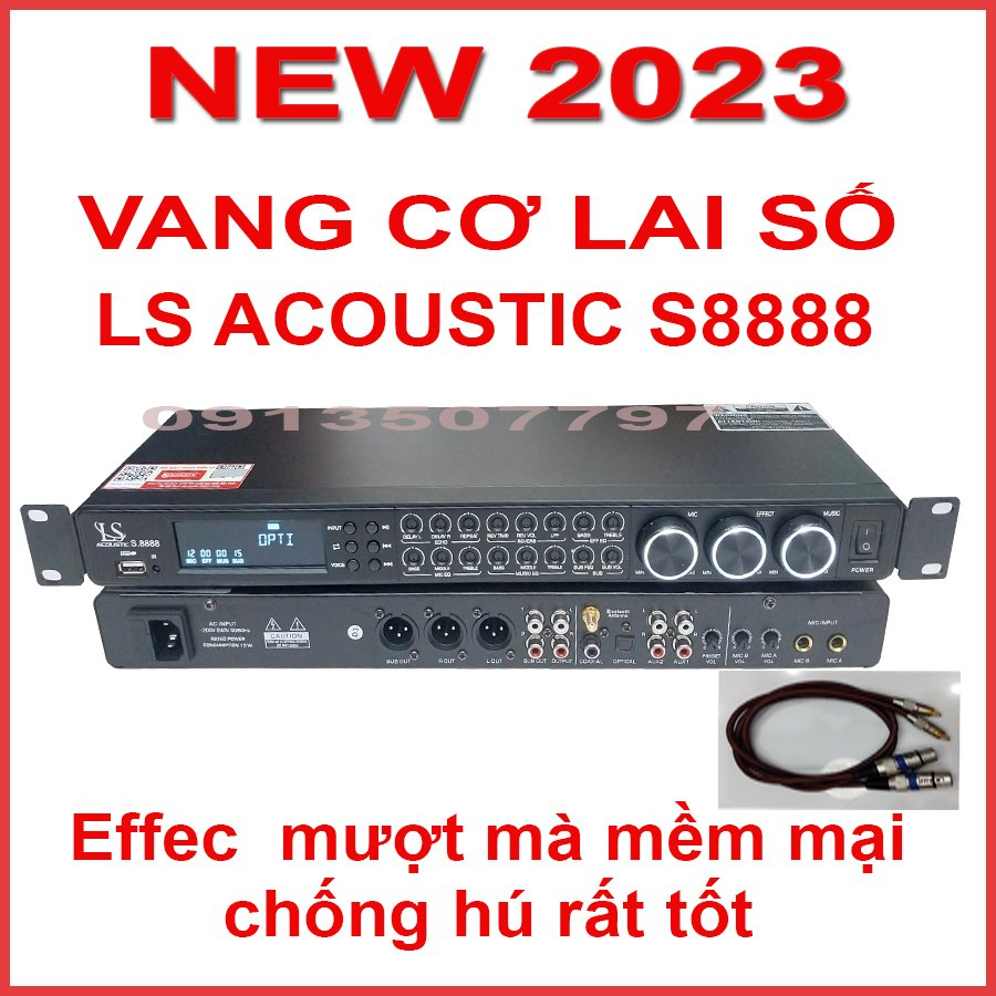 vang cơ lai số LS Acoustic S8888 hát karaoke chuyên nghiệp kỹ xảo mượt mà  FX60 plus, FX70 plus, FX50 plus