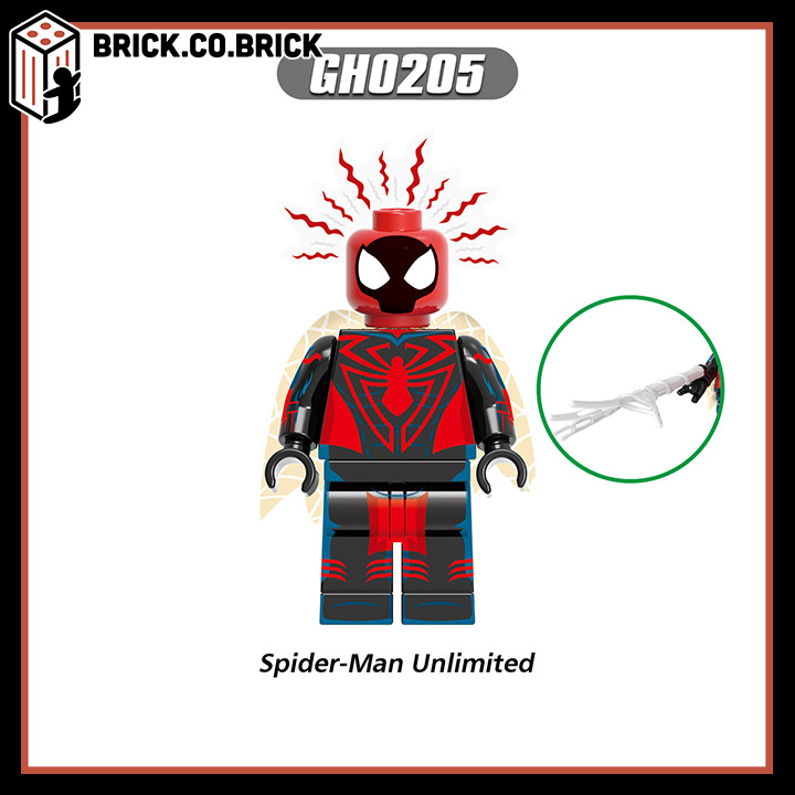 Peter Parker Mô hình Lắp ráp Nhân vật Spider Man Bóng Hoa Đỏ Lưới Đồ chơi  Siêu Anh Hùng Người Nhện G0126