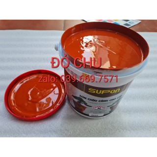 [Lon 4kg] Sơn chậu cảnh ĐỎ CHU bóng supon