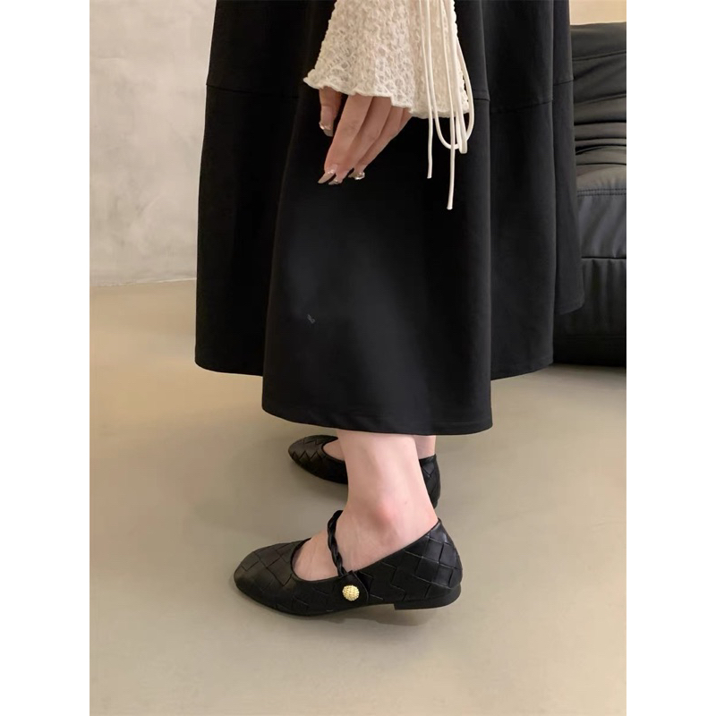 Giày bệt quai ngang mẫu mới mùa thu 2023