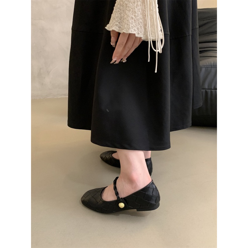 Giày bệt quai ngang mẫu mới mùa thu 2023