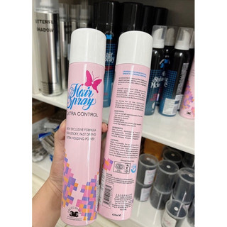 Keo Xịt Tóc con bướm Jacqualine 420ml (Butterfly Pink)