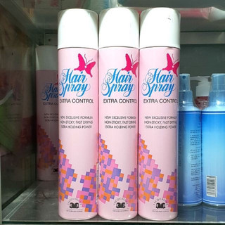 Keo Xịt Tóc con bướm Jacqualine 420ml (Butterfly Pink)