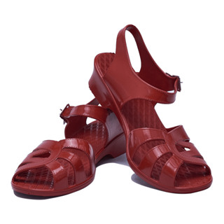 Dép rọ nữ Hoa San cao cấp - Dép đi mưa chống trơn trượt