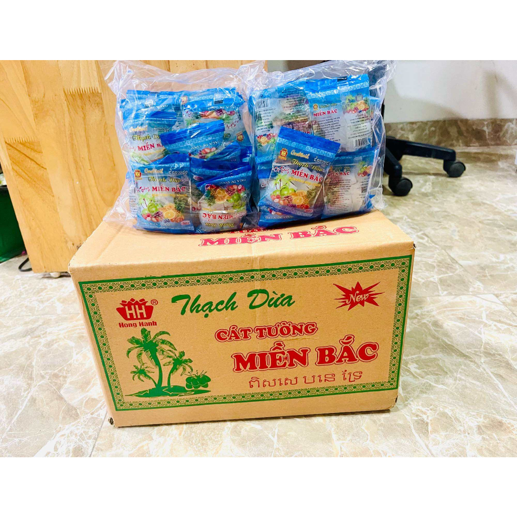 Bịch 20 gói thạch dừa cát tường 40g/1 gói