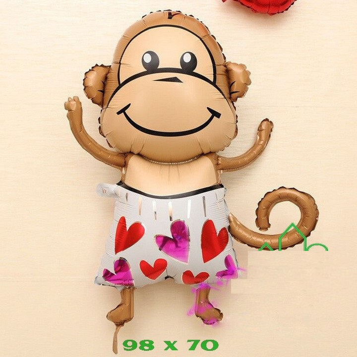 Bóng bay hình con khỉ 60cm