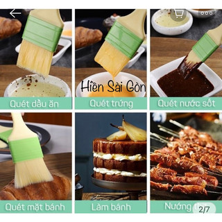 Cọ lông mịn quét mặt bánh