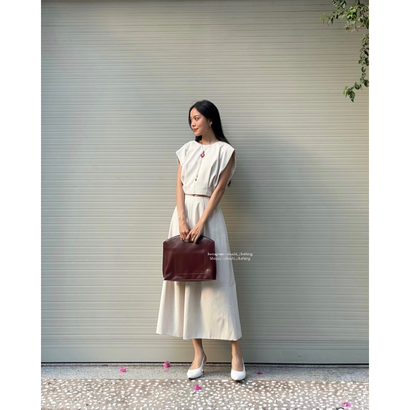 𝐋𝐢𝐚𝐦 𝐒𝐞𝐭 - Set Áo Và Chân Váy Linen