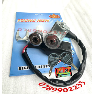 Bộ ổ khoá 6 cạnh xe future 1