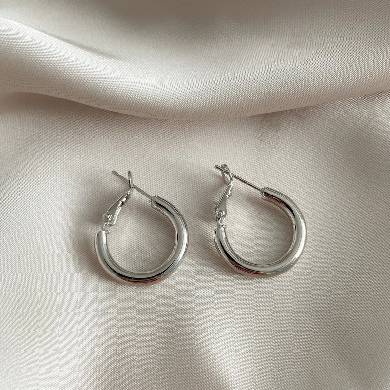 Bông Tai Kim Loại Kiểu Thời Trang