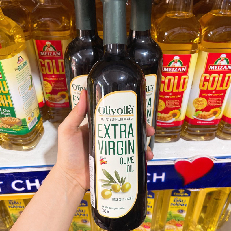 Dầu Ôliu Extra Virgin Nguyên Chất Nhập Khẩu Tây Ban Nha Chai 750ml\250ml