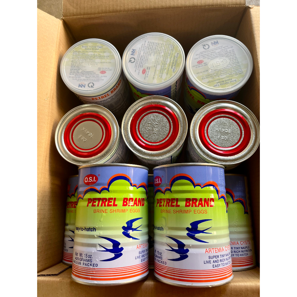 Artemia ấp - Nở 95% - Vỏ nổi - Rất ít trứng chìm - Không tốn thời gian lọc vỏ