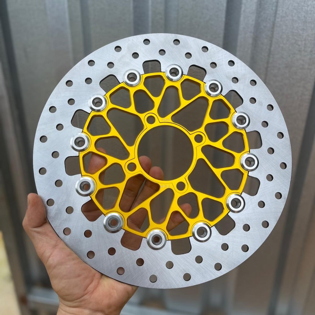 Đĩa trước 4 lỗ 267mm lòng nhôm 7075